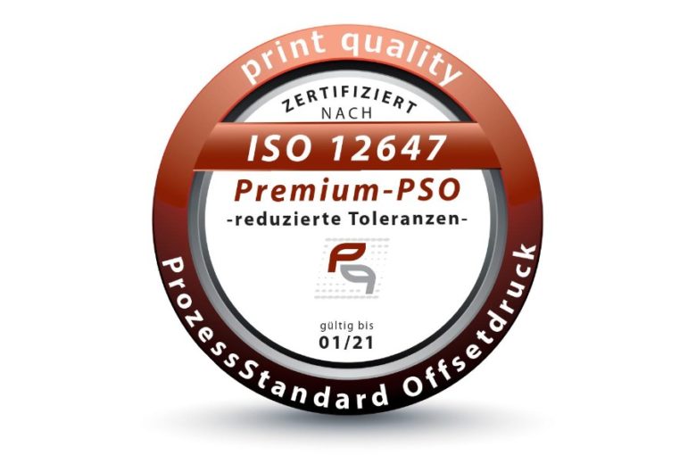 Premium-PSO-Zertifizierung bescheinigt höchste Druckqualität