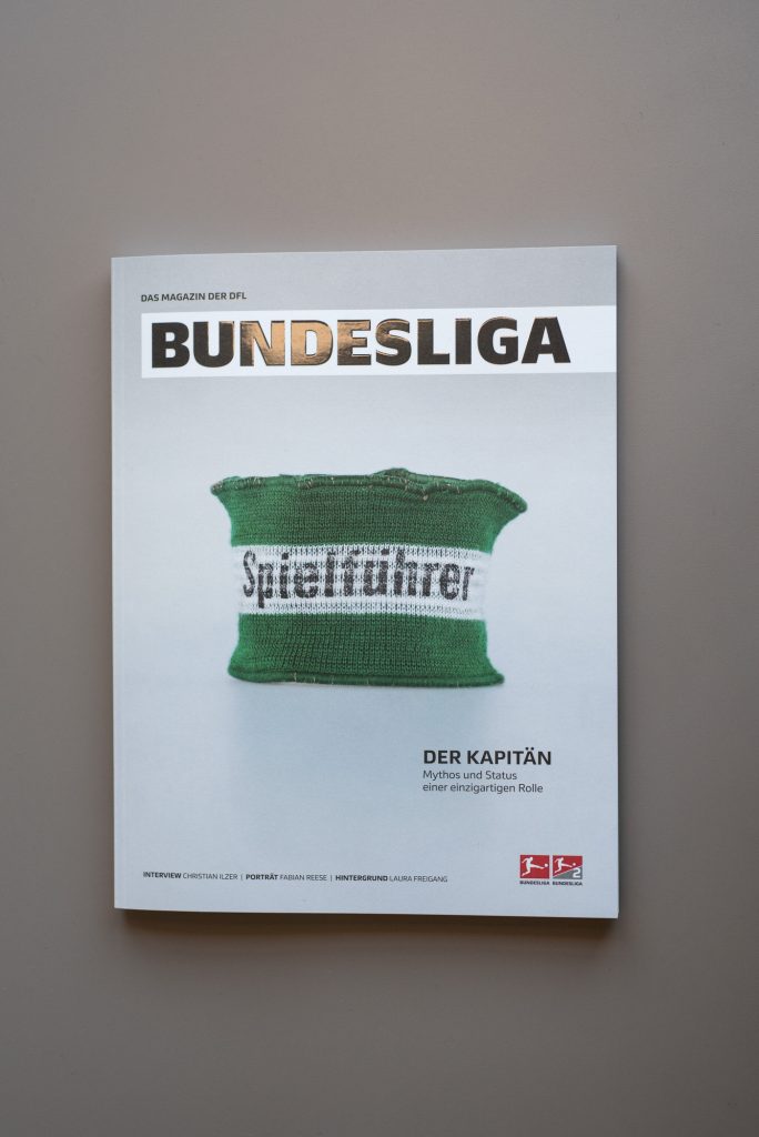 Bundesliga Magazin der DFL mit partieller Lackveredelung auf dem Cover